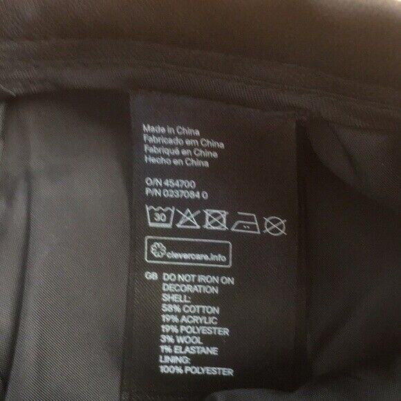 H&M Stripe Bouclé Skirt Blue / White / Black Size 6 - Picture 4 of 5